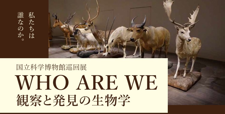 【国立科学博物館巡回展】「WHO ARE WE 観察と発見の生物学」