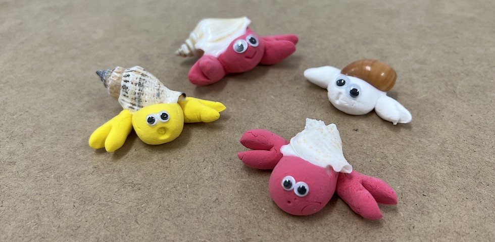 貝がらを使って季節の飾りをつくろう！